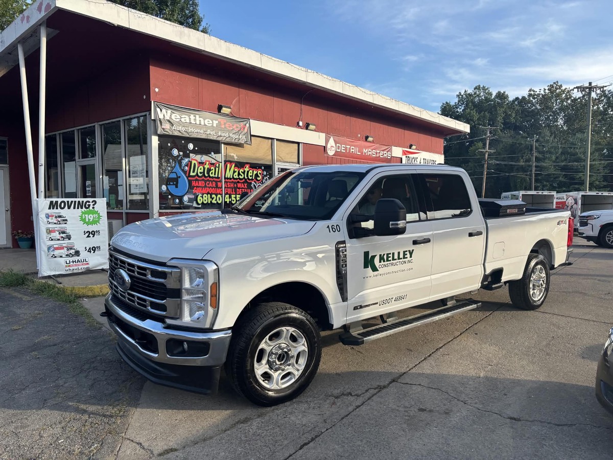 Kelley Construction fleet truck at Detail Masters